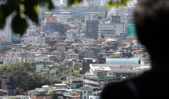 서울 용산구 연립·다세대 밀집 지역. <연합뉴스>